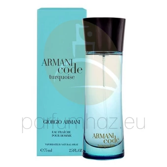 Giorgio Armani - Code Turquoise férfi 75ml eau de toilette teszter 