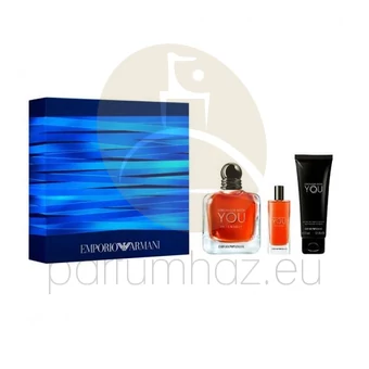 Giorgio Armani - Emporio Stronger With You Intensely férfi 100ml parfüm szett  1.