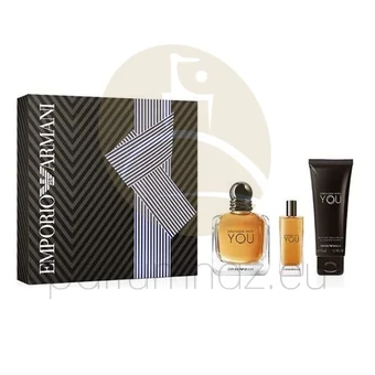 Giorgio Armani - Emporio Stronger With You férfi 100ml parfüm szett  4.