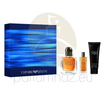 Giorgio Armani - Emporio Stronger With You férfi 50ml parfüm szett  3.
