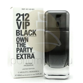 Carolina Herrera - 212 VIP Black Extra férfi 100ml eau de parfum teszter 