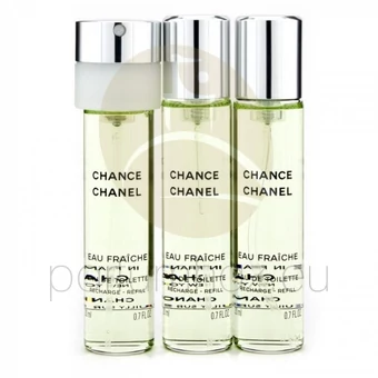 Chanel - Chance Eau Fraiche edt női 20ml parfüm szett utántöltő 