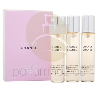 Chanel - Chance edt női 20ml parfüm szett utántöltő  1.