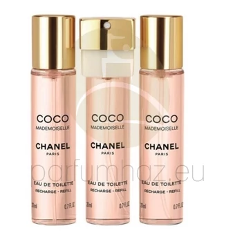 Chanel - Coco Mademoiselle edt női 20ml parfüm szett utántöltő  4.