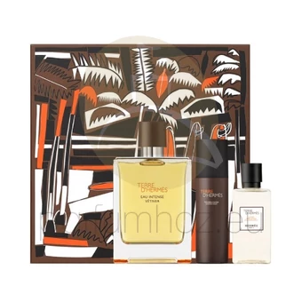 Hermés - Terre D'Hermés Eau Intense Vétiver férfi 100ml parfüm szett  1.