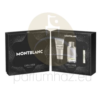 Mont Blanc - Explorer Platinum férfi 100ml parfüm szett  