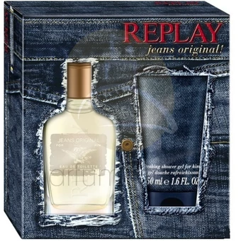 Replay - Jeans Original férfi 30ml parfüm szett  